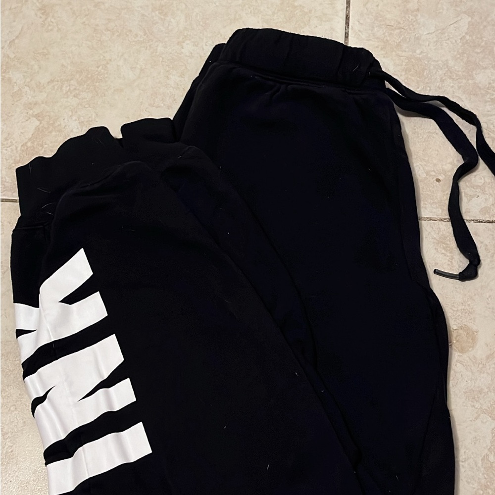Pink sweat pants